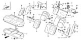 Diagram for 1999 Honda Civic Seat Cushion - 82152-S01-A02