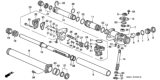 Diagram for 1991 Honda Accord Rack & Pinion Bushing - 53631-SM4-003