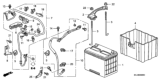 Diagram for Honda Odyssey Battery Cable - 32410-SHJ-A21