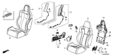 Diagram for 2021 Honda Civic Seat Cover - 81131-TGH-A01ZD