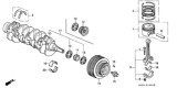 Diagram for 2000 Honda Civic Timing Chain Guide - 13622-PLC-000