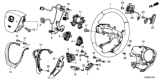 Diagram for 2019 Honda Ridgeline Steering Column Cover - 78518-TG7-C02ZA