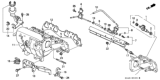 Diagram for Honda Del Sol Intake Manifold Gasket - 17105-P2F-A02