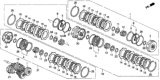 Diagram for 2000 Honda Civic Clutch Disc - 22544-P24-A01