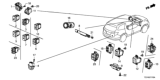 Diagram for Honda Ridgeline Ignition Switch - 35881-TG7-A03