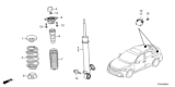 Diagram for 2021 Honda Civic Coil Springs - 52441-TGH-A11