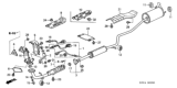 Diagram for Honda Exhaust Manifold - 18260-PHM-A00