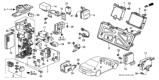Diagram for 2000 Honda Prelude ABS Control Module - 39790-S30-A01