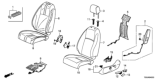 Diagram for 2017 Honda Civic Seat Cover - 81531-TBA-A11ZK