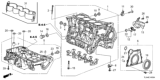 Diagram for 2020 Honda CR-V Oil Pan - 11200-5PA-A01