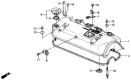 Diagram for Honda Del Sol Valve Cover Gasket - 12342-PJ7-000