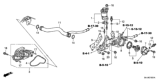 Diagram for 2010 Honda Odyssey Thermostat Housing - 19410-RGW-A00