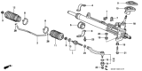 Diagram for Honda Civic Rack and Pinion Boot - 53534-ST0-013