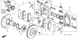 Diagram for 2006 Honda CR-V Brake Pad Set - 45022-S9A-405