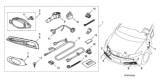 Diagram for Honda Fit Headlight Switch - 35255-T2A-X42