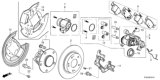 Diagram for 2021 Honda Civic Brake Pad Set - 43022-TGH-A11