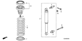 Diagram for Honda Pilot Coil Spring Insulator - 52748-STX-A00