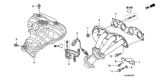 Diagram for 2007 Honda Fit Exhaust Manifold - 18100-RME-A00