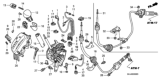 Diagram for Honda Odyssey Automatic Transmission Shift Levers - 54200-SHJ-A02