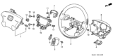 Diagram for 2001 Honda Civic Steering Wheel - 78501-S5D-A61ZA