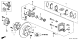 Diagram for Honda Element Wheel Bearing - 42200-SCV-A02