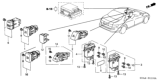 Diagram for 2004 Honda Accord Seat Heater Switch - 35650-SDA-A01