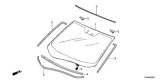 Diagram for Honda Windshield - 73111-T0G-A02