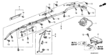Diagram for 2010 Honda Odyssey Air Bag Control Module - 77960-SHJ-C02