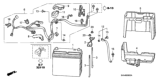 Diagram for 2009 Honda Civic Battery Cable - 32600-SNA-A00