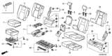 Diagram for Honda Ridgeline Seat Cover - 82131-SJC-A51ZF
