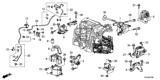 Diagram for 2014 Honda Accord Hybrid Engine Mount - 50820-T2F-A01