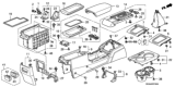 Diagram for Honda Accord Armrest - 83406-SDA-A02ZC