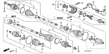 Diagram for Honda CV Joint - 44014-SVB-A02