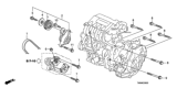 Diagram for 2013 Honda Insight Drive Belt & V Belt - 19230-RBJ-004