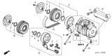 Diagram for Honda Element Drive Belt & V Belt - 38920-PZD-A00