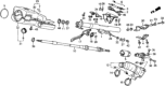 Diagram for Honda CRX Steering Column - 53210-SH3-000