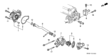 Diagram for Honda Del Sol Water Pump Gasket - 19222-P01-003