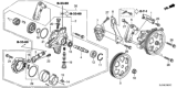 Diagram for 2011 Honda Pilot Power Steering Pump - 06561-RN0-316RM