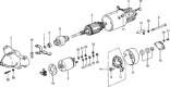 Diagram for Honda Civic Starter Solenoid - 31204-657-015