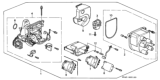 Diagram for Honda Distributor Cap - 30102-PT2-016