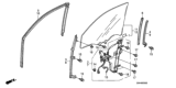 Diagram for Honda Pilot Auto Glass - 73350-S9V-306