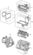 Diagram for 1983 Honda Accord Transmission Assembly - 20021-PC9-810