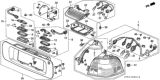 Diagram for 1994 Honda Accord Light Socket - 34275-SV5-A01