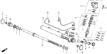 Diagram for 1995 Honda Del Sol Rack And Pinion - 53626-ST7-A61