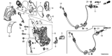 Diagram for Honda Odyssey Shift Cable - 54315-TK8-A91