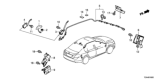 Diagram for 2013 Honda Accord Antenna Cable - 39160-T2A-A21
