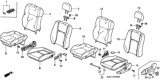 Diagram for 1996 Honda Civic Seat Cover - 81121-S01-A11ZB
