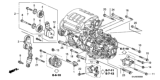 Diagram for Honda Alternator Bracket - 31113-R70-A00