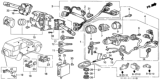 Diagram for Honda Ignition Switch - 35130-S10-A01