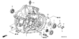 Diagram for 2006 Honda Civic Bellhousing - 21000-PPT-405